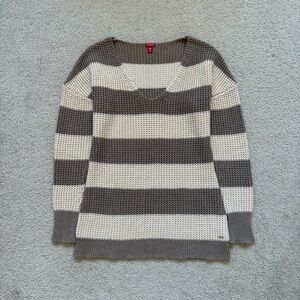 Guess Beige Stripes Sweater